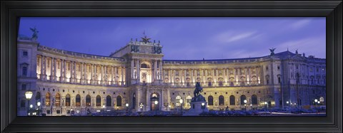Framed Hofburg Imperial Palace, Heldenplatz, Vienna, Austria Print