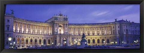 Framed Hofburg Imperial Palace, Heldenplatz, Vienna, Austria Print