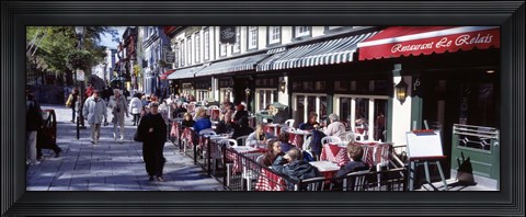 Framed Street Scene Paris France Print