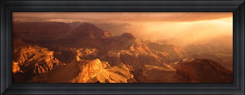 Framed Sunrise View From Hopi Point Grand Canyon AZ Print