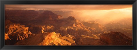 Framed Sunrise View From Hopi Point Grand Canyon AZ Print