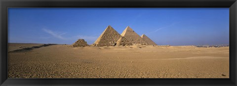 Framed Great Pyramids Giza Egypt Print