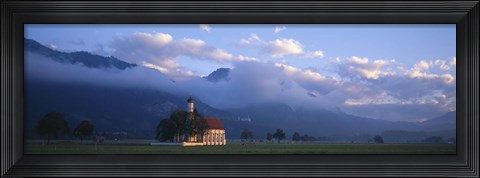 Framed Saint Coloman Church, Bavaria, Germany Print