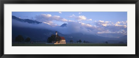Framed Saint Coloman Church, Bavaria, Germany Print