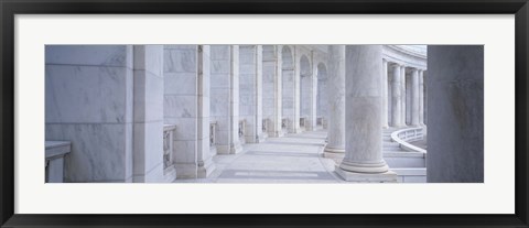 Framed Columns of a government building, Arlington, Arlington County, Virginia, USA Print