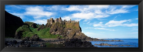 Framed Dunluce Castle, Antrim, Ireland Print