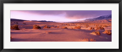 Framed Olancha Sand Dunes, Olancha, California, USA Print