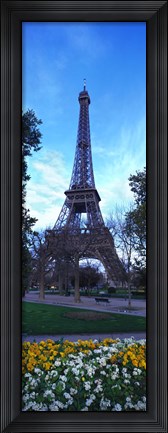Framed Eiffel Tower Paris France (horizontal) Print
