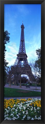 Framed Eiffel Tower Paris France (horizontal) Print