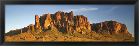 Framed Superstition Mountains, Arizona, USA Print