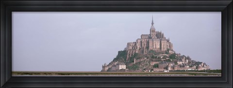 Framed Mont St Michel Normandy France Print