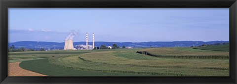 Framed Power Plant Energy Print