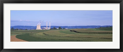 Framed Power Plant Energy Print