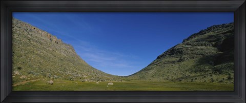 Framed Low angle view of mountains, South Africa Print