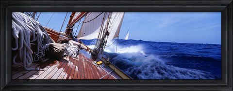 Framed Yacht Race Print