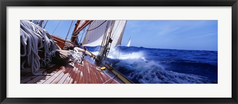 Framed Yacht Race Print