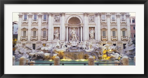 Framed Trevi Fountain Rome Italy Print