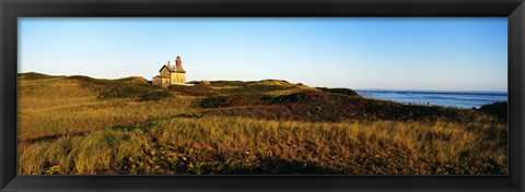 Framed Block Island Lighthouse Rhode Island USA Print