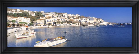 Framed Andros, Cyclades, Greece Print
