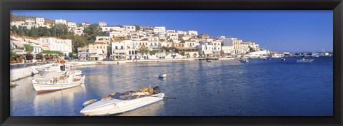 Framed Andros, Cyclades, Greece Print