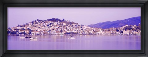 Framed Poros, Greece Print