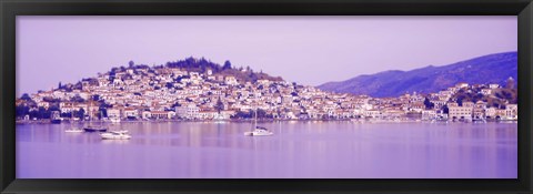 Framed Poros, Greece Print