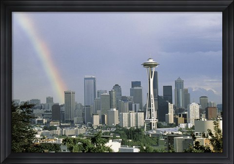 Framed Rainbow Seattle WA Print