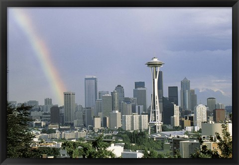 Framed Rainbow Seattle WA Print