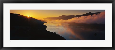 Framed Columbia River Gorge OR Print