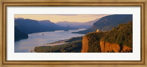 Framed Columbia River OR Print