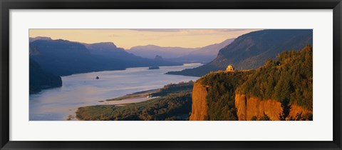 Framed Columbia River OR Print