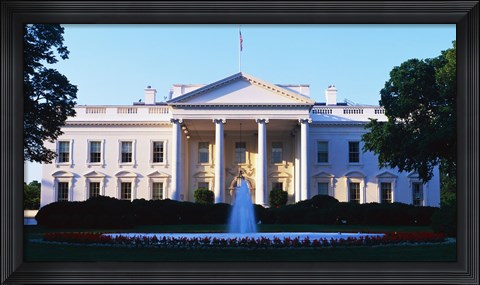 Framed White House Washington DC Print