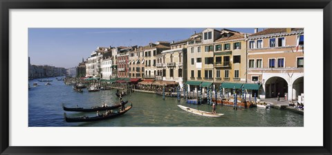 Framed View of the Grand Canal, Venice Italy Print