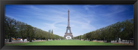 Framed Eiffel Tower from a Distance, Paris, France Print