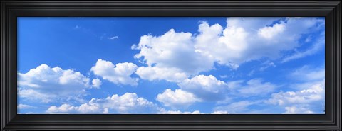 Framed Gathering clouds Print