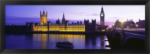 Framed Parliament, Big Ben, London, England, United Kingdom Print