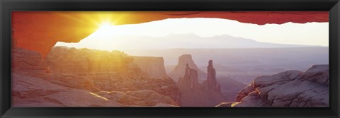 Framed Sunrise Mesa, Canyonlands National Park Utah, USA Print