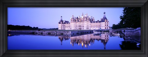 Framed Chateau Royal De Chambord, Loire Valley, France Print