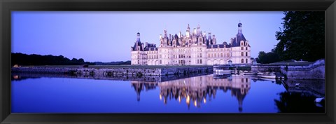 Framed Chateau Royal De Chambord, Loire Valley, France Print