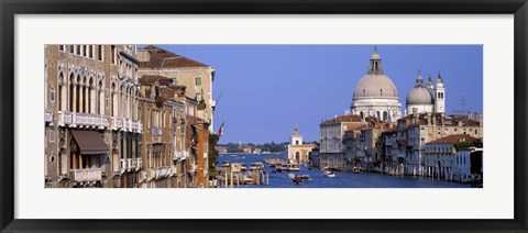 Framed Buildings Along the Grand Canal, Venice Italy Print