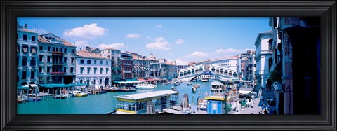 Framed Rialto and Grand Canal Venice Italy Print
