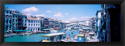 Framed Rialto and Grand Canal Venice Italy Print