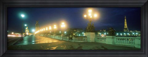 Framed Evening Paris France Print