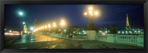 Framed Evening Paris France Print