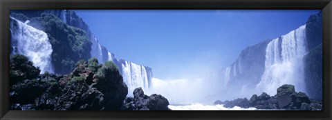 Framed Iguacu Falls, Parana, Brazil Print