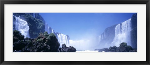 Framed Iguacu Falls, Parana, Brazil Print