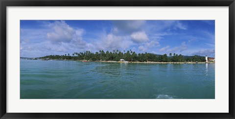 Framed Trees on the beach, Phuket, Thailand Print