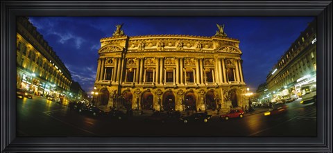 Framed Facade of a building, Opera House, Paris, France Print