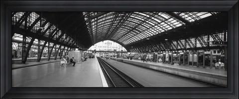 Framed Train Station, Cologne, Germany Print