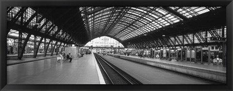 Framed Train Station, Cologne, Germany Print